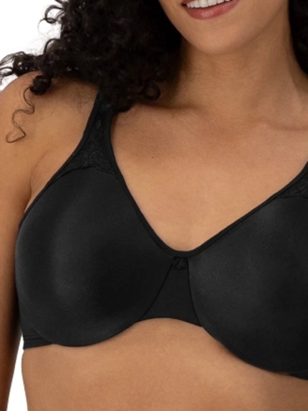 Bali Women's Beautifully Minimizer Underwire Black Bra 42D